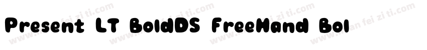 Present LT BoldDS FreeHand Bold字体转换